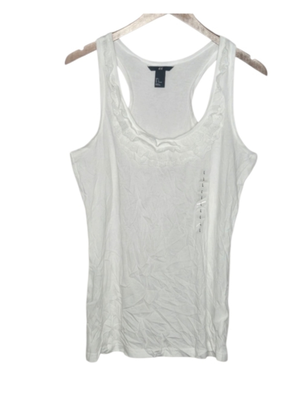 H&M Ruffle Collar Tank Top